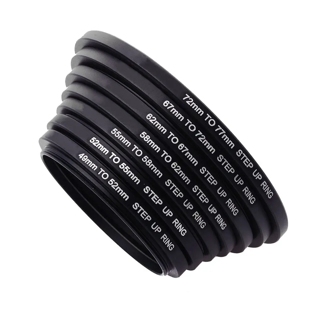 55mm A 77mm Stepping intensificar filtro anillo adaptador 55mm-77mm