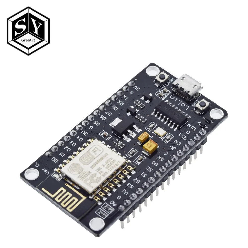 1 шт. Great IT NodeMcu подходит для Node MCU база ESP8266 ESP-12E тестирование DIY макет базовый тестер подходит для NodeMcu V3 для Arduino IDE