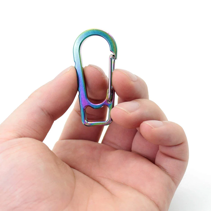 Titane camping extérieur mousqueton porte-clés boucle en ance Clasf sports