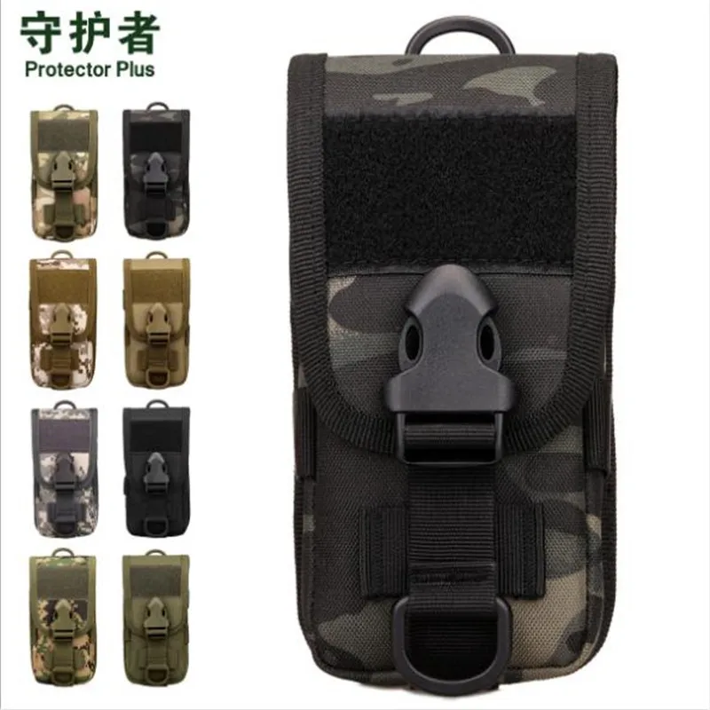 

Tactical Molle EDC Pouch Protector Plus A021 Camouflage Nylon Military Belt Pouch 5.8" Mobile Pack Outdoor Sports Bag