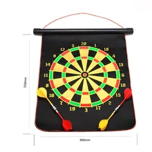 Крытый спортивный Dart 2 боковых Магнитный Флокирование дротиков 4 Дартс+ 1 дартс мужские Развлечения SMBB-01