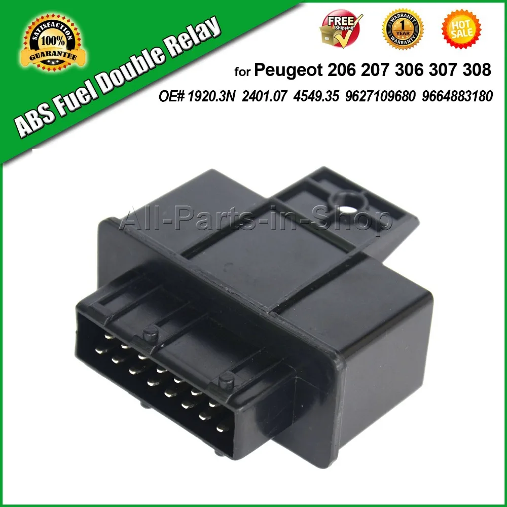 Buy FREE SHIPPING 1 x ABS Fuel Double Relay for
