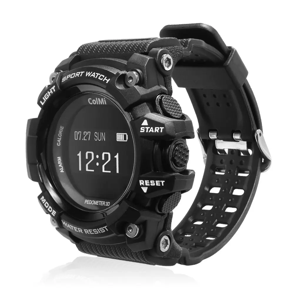 

T1 Waterproof Smart Wristwatch OLED Display Heart Rate Monitor Push Message Call Reminder For Android For iOS Phone