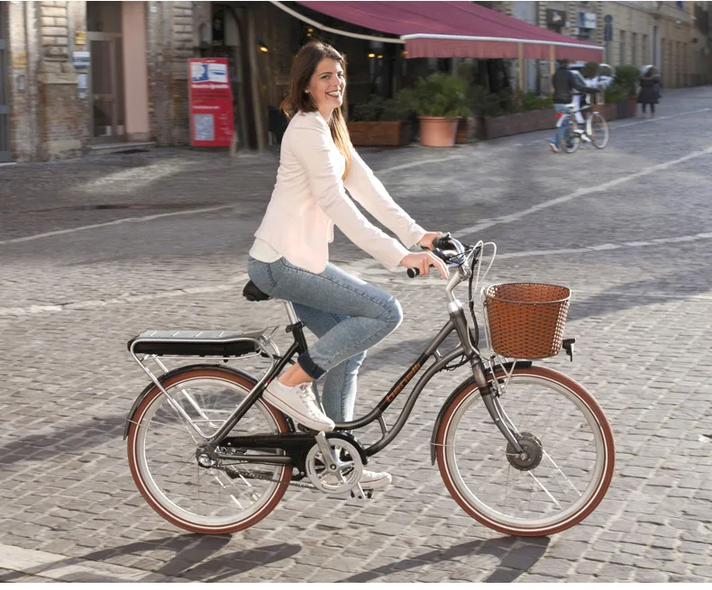 Flash Deal - 7 Speed 250 W / V Lithium Battery Electric Bicycle Electric Bicycle Bicycle Vintage Retro Style Elektrikli Bisiklet... Ebike 8