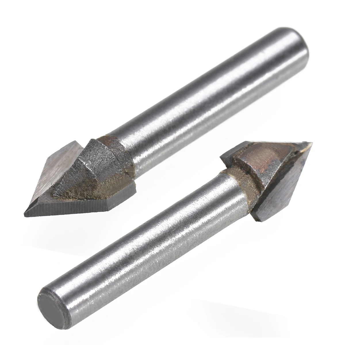 1pc 1/4" Shank V Groove Bit 60 Degree CNC Router Engraving Wood Working Tool 6x10mm