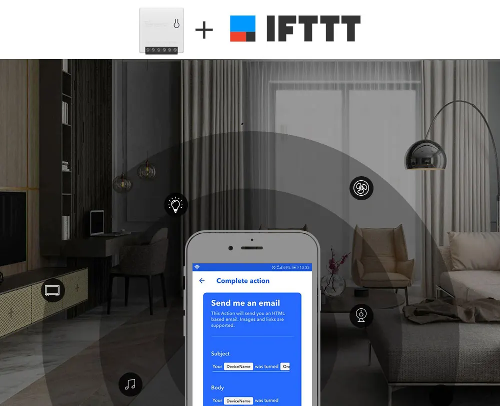 SONOFF мини WiFi умный переключатель таймер модуль переключатель приложение/LAN/голосовой пульт дистанционного управления DIY Режим домашней автоматизации с Google Alexa