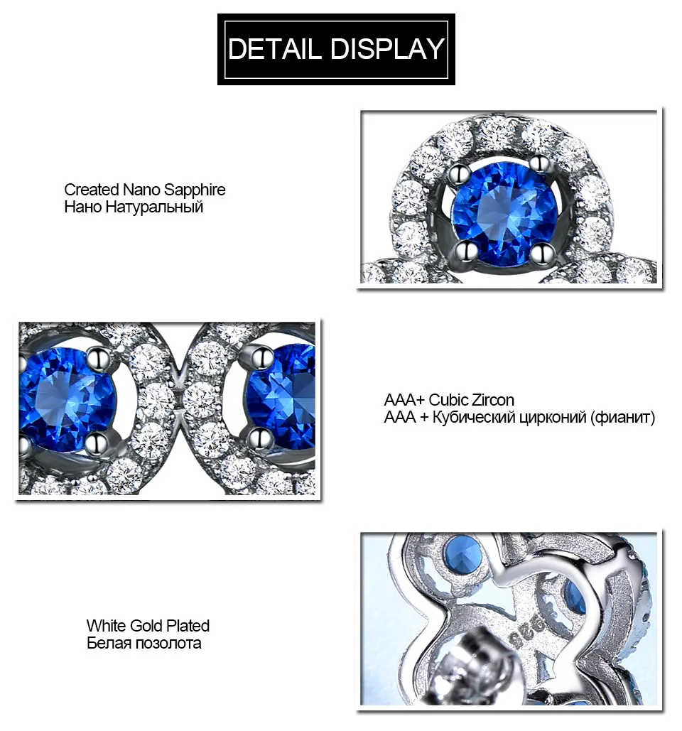 sapphire stud earrings for women fin jewelry (6)