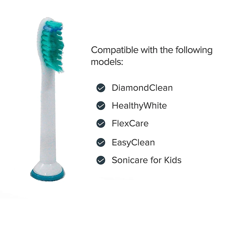 4 шт Сменные головки для зубных щеток для Philips Sonicare proresyota HX6013 HX9332 HX6930 HX9340 HX6950 с защитными колпачками