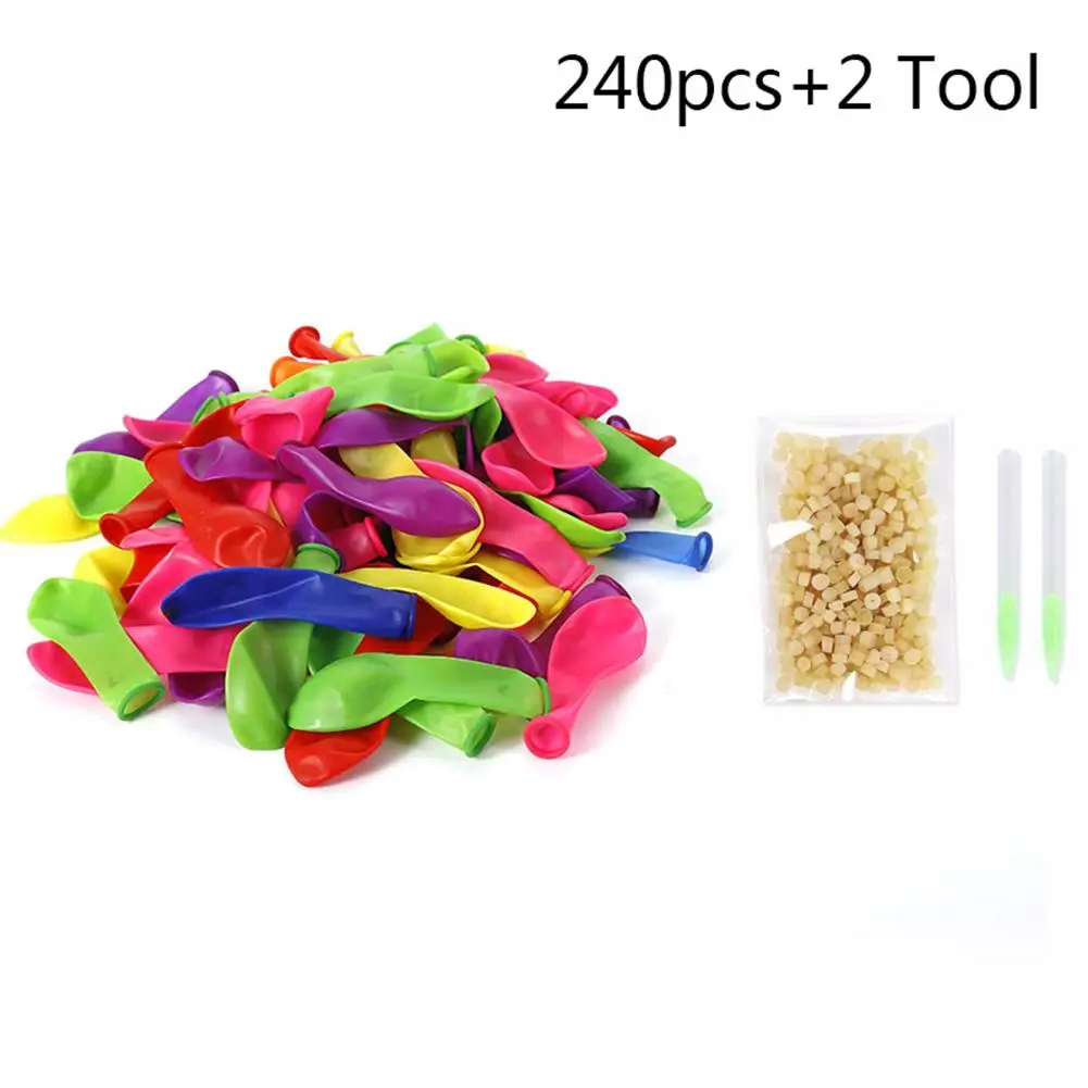 Jual 120 240 480 Pcs Musim Panas Anak Outdoor Mainan Balon Air Isi Ulang dan O Cincin Permainan Pesta magic Self Paket Air Bom Bola Mainan