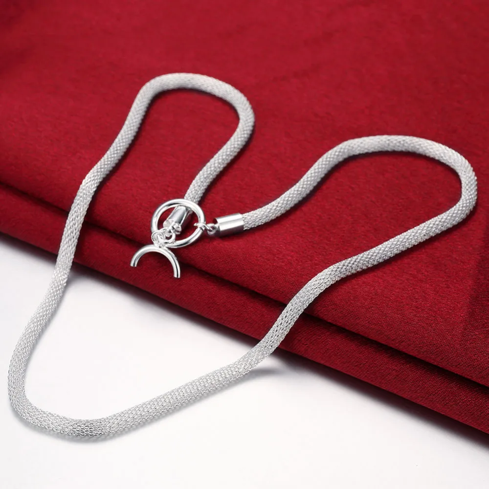 Dtpsilver925 Silver Chains For Women Sterling Silver Necklace Snake Silver Chains Lengths 16 18 20 22 24 Inches Width 1 1 5 2 Mm