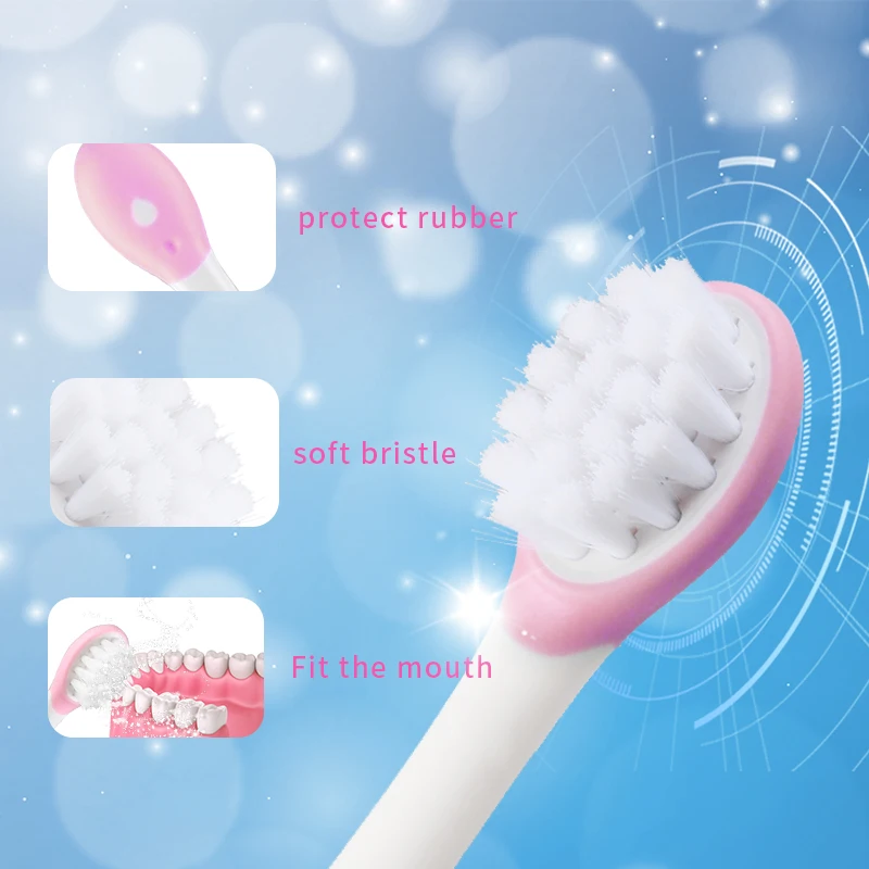 Skup SEAGO elektryczne szczoteczki do zębów dla dzieci akumulator 6 12 lat wodoodporne dziecko dziecko automatyczna szczoteczka do zębów Sound Wave SG SK2