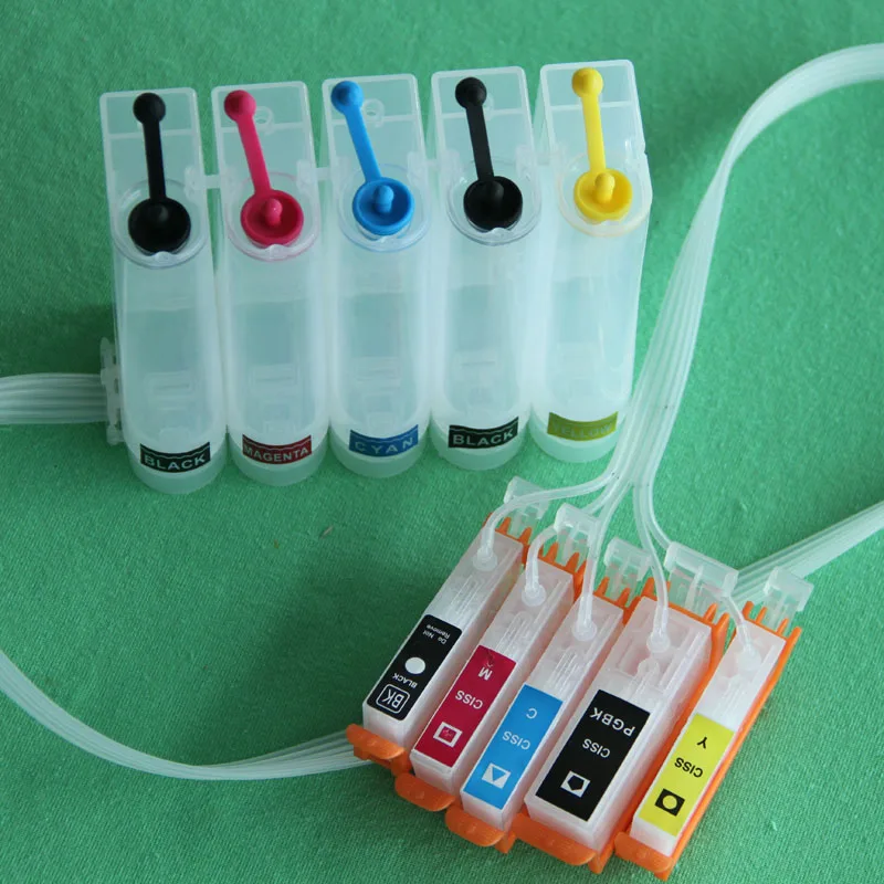 Скидка 5 видов цветов PGI 550 CLI 551 PGI550 CLI551 пустой Система непрерывной подачи чернил для Canon IP7250 MG5400 MG5450 MG5550 MG5650 MG6450 MG6650 MX725 MX925 принтер