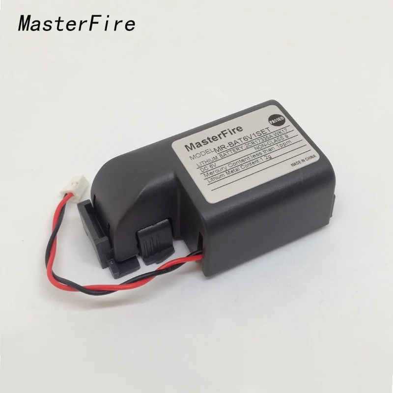 

2pcs/lot Brand New MR-BAT6V1SET MR-J4 6V PLC Battery Batteries 2CR17335A WK17 with Wire Leads For Mitsuishi