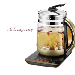 1.8l Автоматическая утолщение стекло многофункциональный электрический чайник цветок чайник плитка для приготовления чая D212