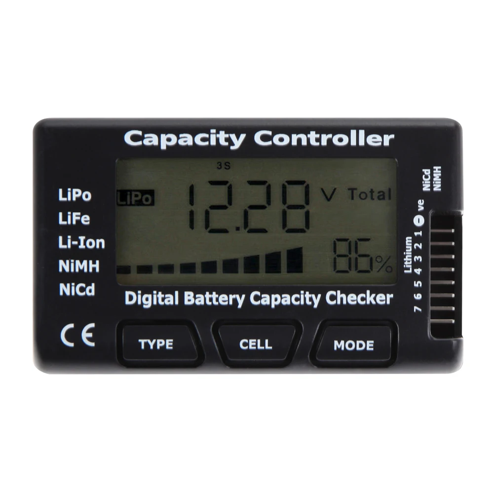 LCD Digital Battery Tester Checker Battery Capacity