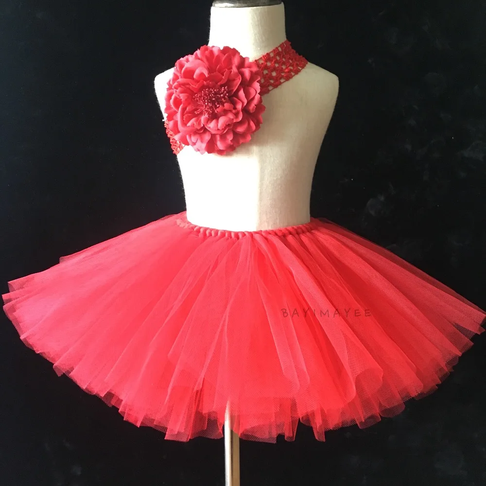 Горячая Розничная Обувь для девочек красная пачка Юбки для женщин ручной работы для пышная фатиновая балетная юбка-американка танец пачки