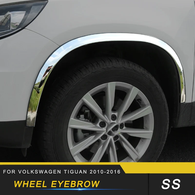 

Car Wheel Eyebrow Frame Cover Trim Sitcker for Volkswagen Tiguan 2010-2016