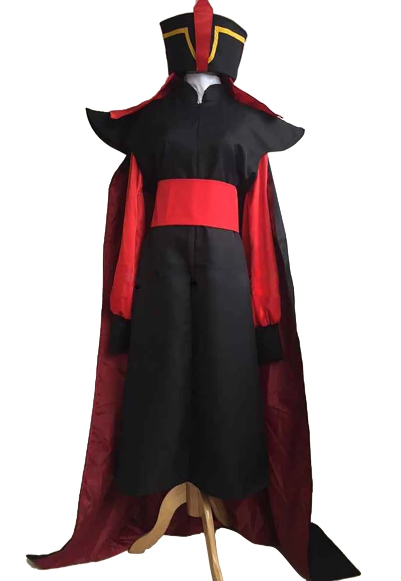 2019 Customized Adult Men's Aladdin Jafar Villain Costume Outfit Aladdin Cosplay Costume 2019 Customized Adult Men's Aladdin Jafar Villain Costume Outfit Aladdin Cosplay Costume