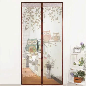 

Cute Cartoon Owl Pattern Magnet Mosquito Net Magnetic Anti Mosquito Curtains Door Curtains Prevent Mosquito Screen