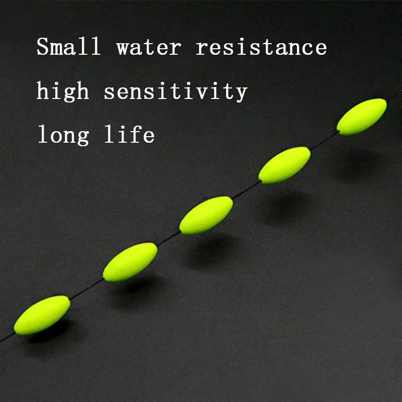 Seven Stars Floating 2 Shapes Cylindrical Olive-type Fishing Floating Large, Medium and Small Size Foam Fishing Supplies