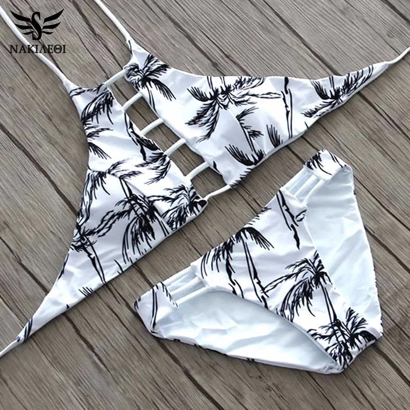 NAKIAEOI-2016-Sexy-High-Neck-Bikini-Women-Swimsuit-Swimwear-Cut-Out-Retro-Push-Up-Bikini-Set (5)