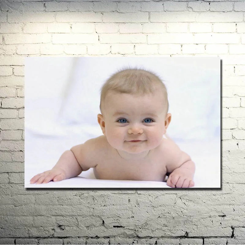 

Cute baby Kids Art Silk Poster Print 13x20 inches Pictures for Children Pregnant Room Decor 024
