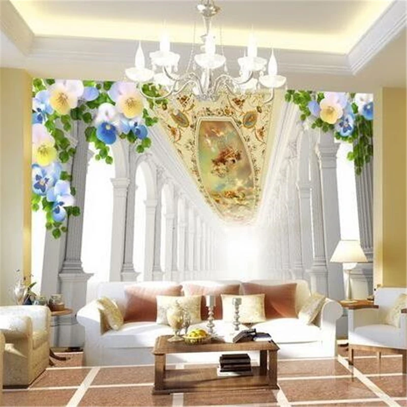 

Beibehang большой 3d обои для стен Настенные обои спальня фон papel де parede ТВ фон обои гостиная, спальня