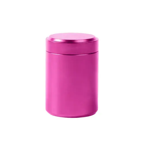 Faroot герметичный контейнер, устойчивый к запаху, алюминиевый контейнер для чая с травами, герметичная банка, довольно горячая распродажа - Цвет: Rose Red