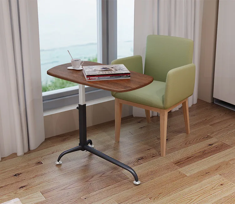 

Lazy notebook computer desk. The bed with mobile bedside table. Lifting table. The small table