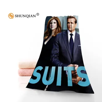 

Suits Season Towels Microfiber Bath Towels Travel,Beach,Face Towel Custom Creative Towel Size 35X75cm And 70X140cm A9.25