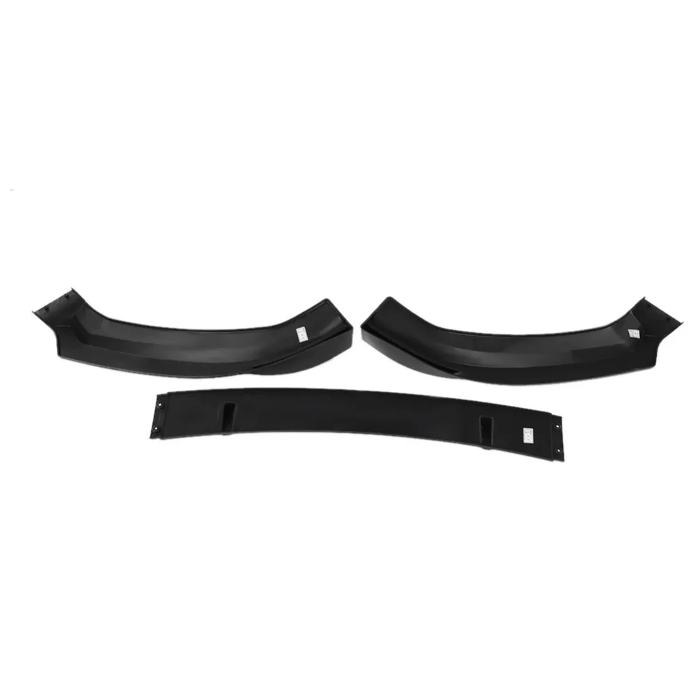 Parachoques delantero del labio para S3 estilo parachoques delantero Spoiler labial negro brillante/fibra de carbono Estilo Universal para Audi A3 s-line 8 V 2017-2018 Parachoques delantero del labio para S3 estilo parachoques delantero Spoiler labial negro brillante/fibra de carbono Estilo Universal para Audi A3 s-line 8 V 2017-2018