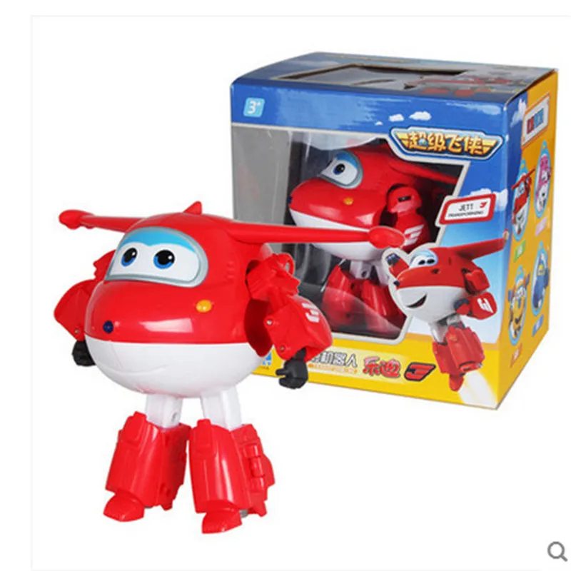 Big!!!15cm ABS Super Wings Deformation Airplane Robot Action Figures Super Wing Transformation toys for children gift Brinquedos