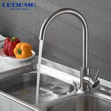 LEDEME Brass Kitchen Faucet Drinking Water Filter Kitchen Faucet Tap for Kitchen Sink Faucet 360 Hot and Cold Water L4998-3