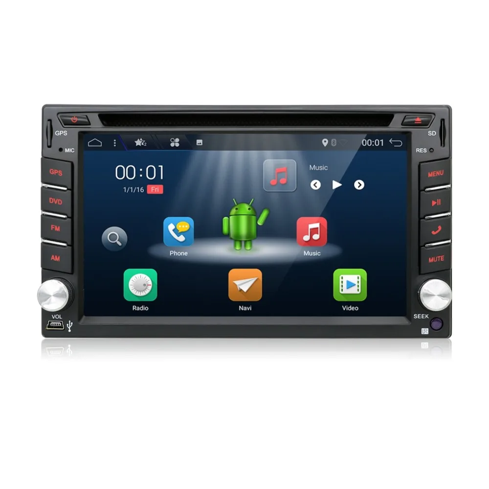 2 din android 9.0 radio tape recorder 8 cores Universal 178*100mm cassette player recorder with wif