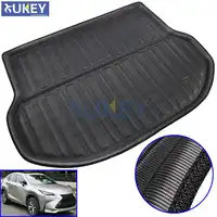 ปรับแต่งด้านหลัง Trunk Boot Liner Cargo Mat ถาดพรมสำหรับ Lexus NX NX200T NX300H NX300 2015 2016 2017 2018