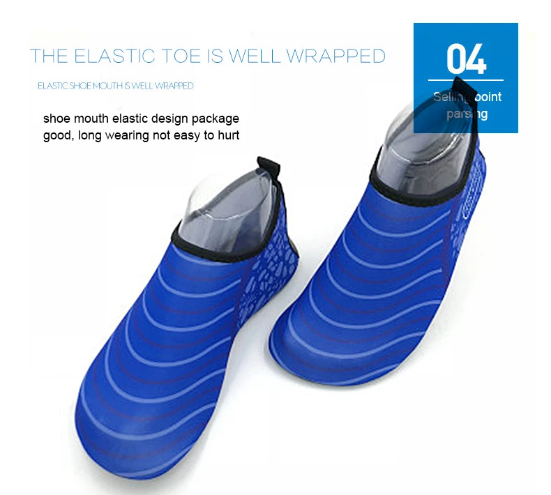 1 (9)Children Swimming Socks Quick-Drying Skin Shoes Aqua Shoes Beach Water Sport Shoes Flat Seaside Kids' Sneakers Shoes