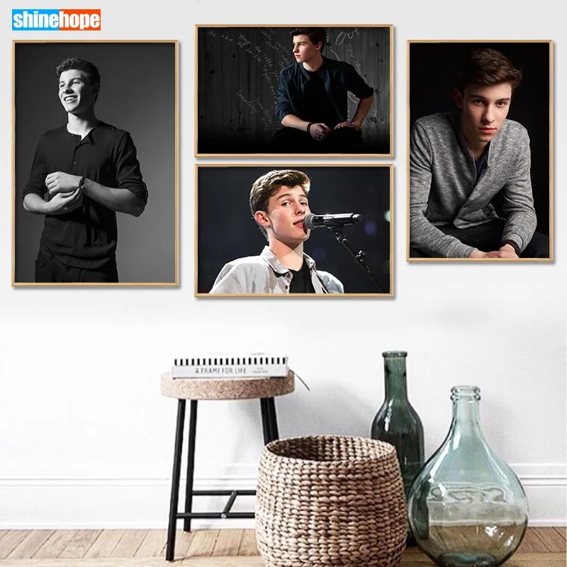 Shawn Mendes постер на заказ холст художественная отделочная ткань для дома тканевый