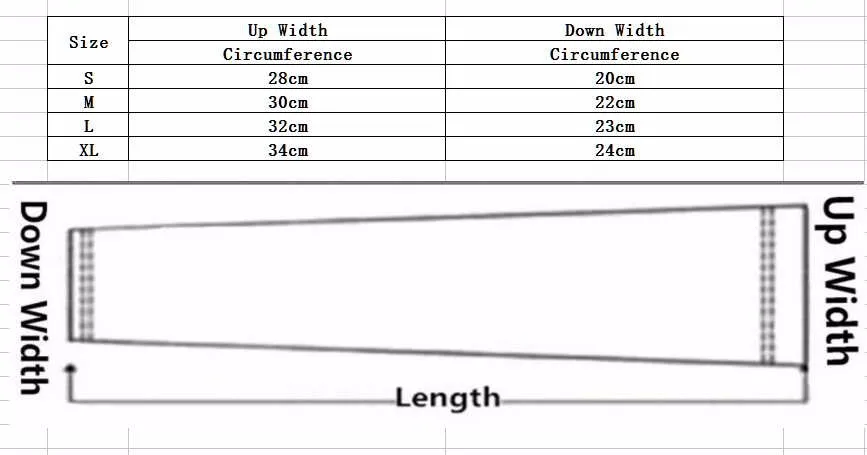Protective Compression Knee Pads Crashproof Breathable Leg Sleeve a2 size chart