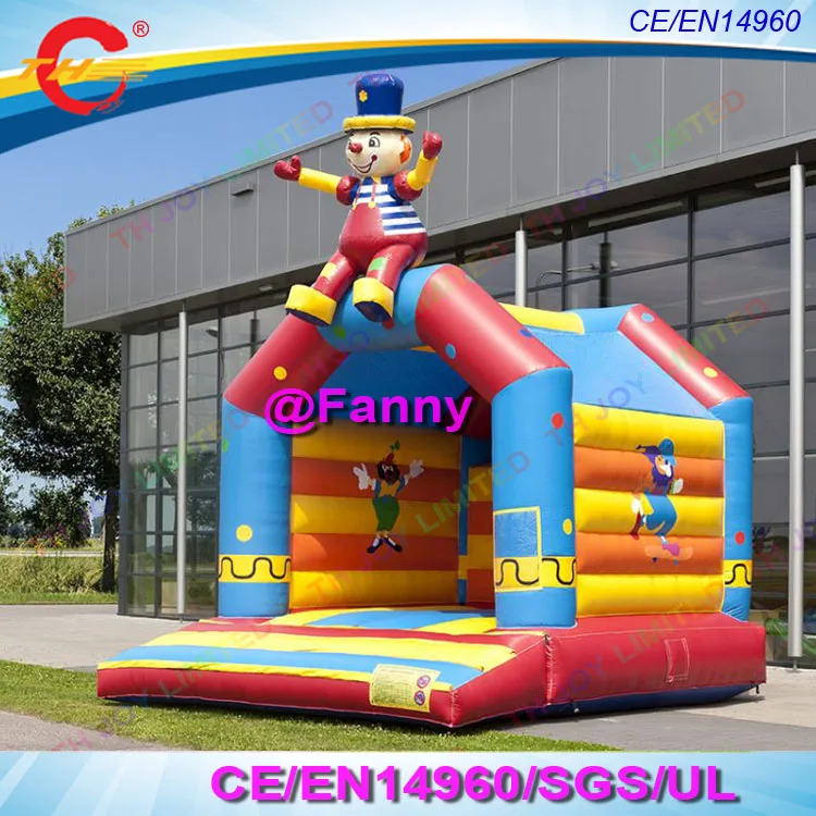 4x4m clown Bounce House inflatable bouncer, kids party inflatable