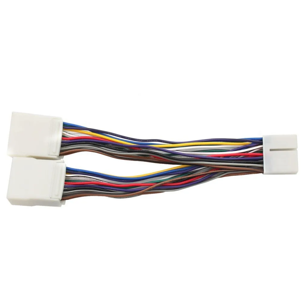 

Car CD MP3 Navigation Retention Y Harness Cable Y-CABLE for Civic Honda 2.4 Accord City CRV S2000 white City Odyssey QX994