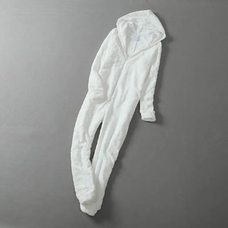 

White Color for Woman Oneises Warm Winter body cloth