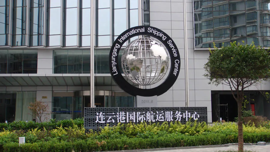 stainless steel globe sculpture 04