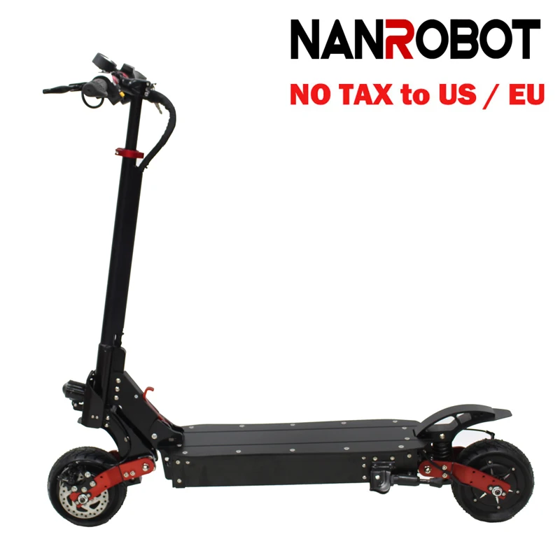 NANROBOT V8 " 1600 Вт Мощный электрический скутер для взрослых 48 В 26AH 40 милей, Дальняя скорость 34 MPH, легкий складной - Цвет: V8 NO SEAT