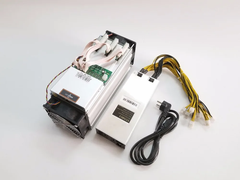 Новейший AntMiner S9i 14,5 T с 1800W PSU Asic SHA-256 Bitcoin Miner Btc BCH Miner лучше, чем Antminer S9 S9i 13T 13,5 T 14T