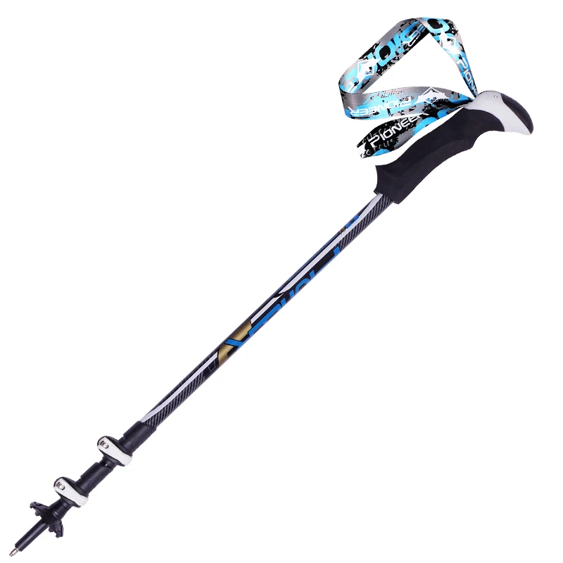 1Pair Nordic Walking Poles Walking Stick For Tourism Cane Trekking