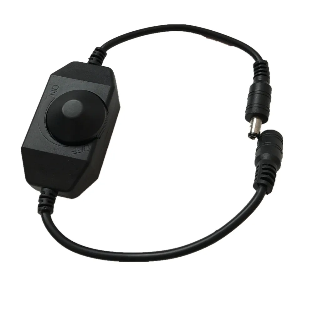 

Mini LED Brightness Adjust Switch Dimmer Controller with DC for 3528 5050 5630 Single Color LED Strip Light LED Dimmer 12V