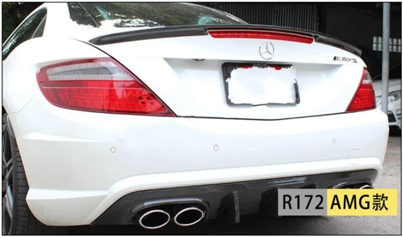 Спойлер из углеродного волокна для Mercedes Benz SLK Class R171 R172 SLK200 SLK250 SLK300 SLK350 SLK55