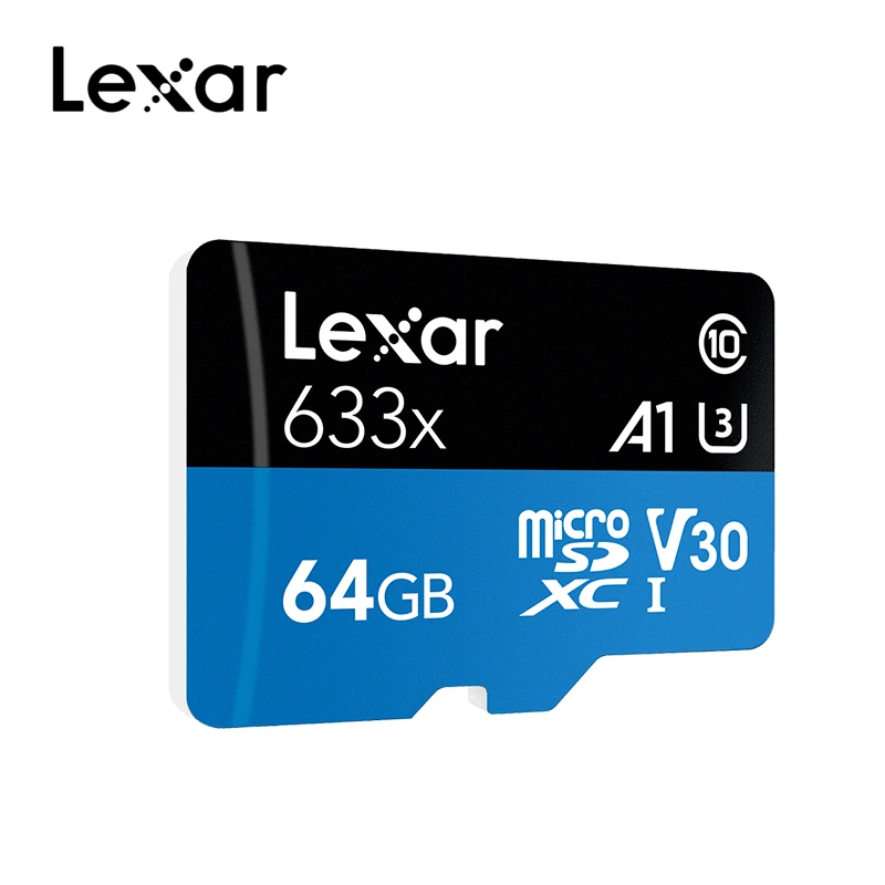 Lexar 633x 1000x TF карта 32 Гб 64 Гб 128 ГБ 256 ГБ 512 Гб карта памяти класс 10 карт micro sd карта для 1080p full-HD 3D и 4K видео