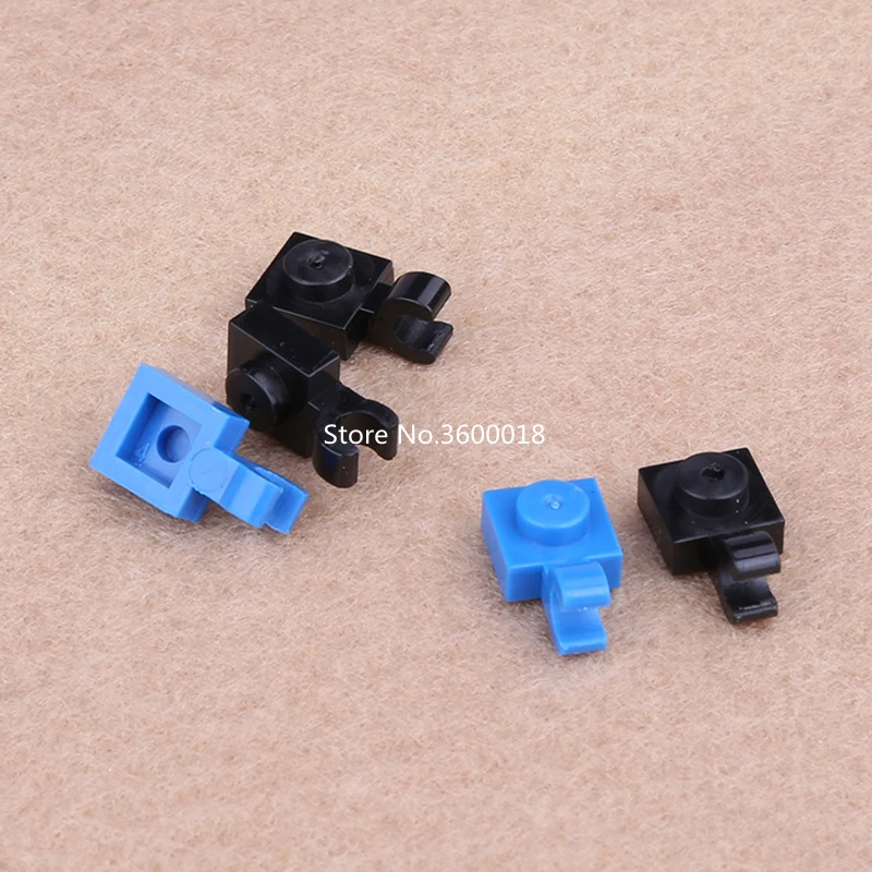 100 шт./лот DECOOL 1*1 кирпич совместим с 61252 MOC 1x1 пластина зажимом DIY блоки игрушки набор