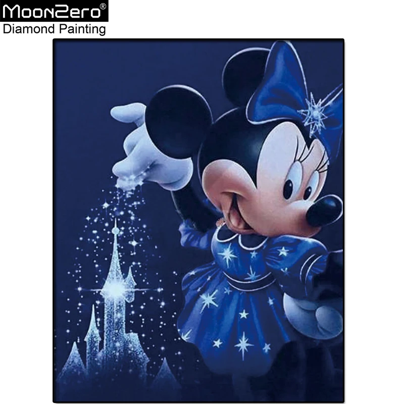 

Full Round Drill 5D DIY Diamond Painting Cute Mickey Mouse Girl Diamond Cross Stitch Embroidery Mosaic Rhinestone Home Decor